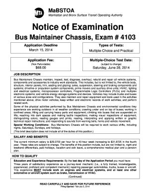 Fillable Online Mabstoa Manhattan And Bronx Surface Transit Operating