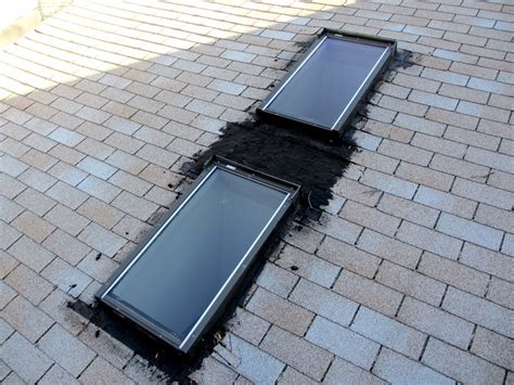 New Shingle Roofing Velux Skylights Installation Bear De All