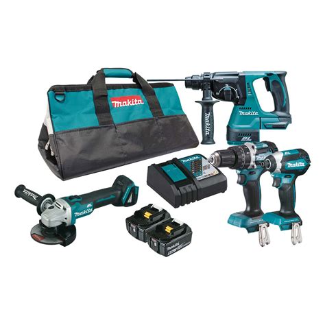 DLX4102T 18V Mobile Brushless 4 Piece Combo Kit Makita Australia