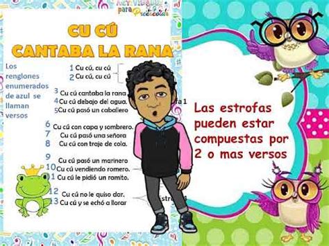 Versos Y Rimas Canciones Infantiles Lengua Materna YouTube