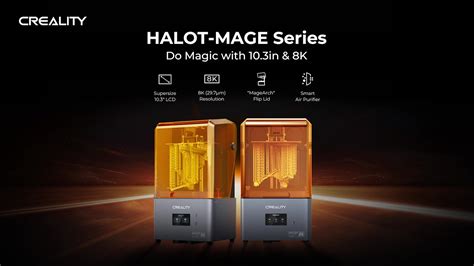 Creality Halot Mage K Compatible D Printing Resin Settings