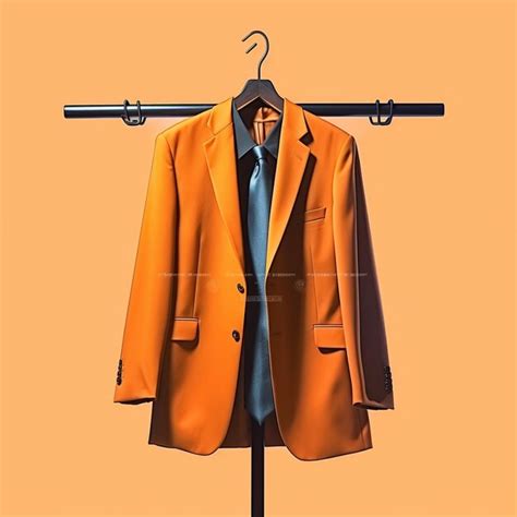 Premium Ai Image A Suit Jacket Hanging On A Hanger With A White Shirt