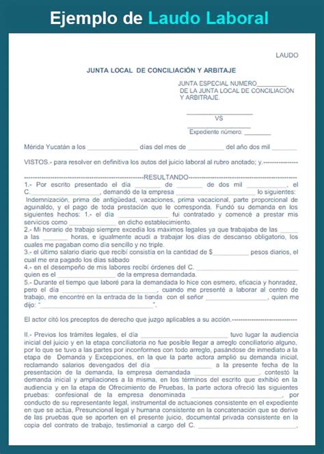 Laudo Laboral Un Enfoque Justo Y R Pido Para Conflictos