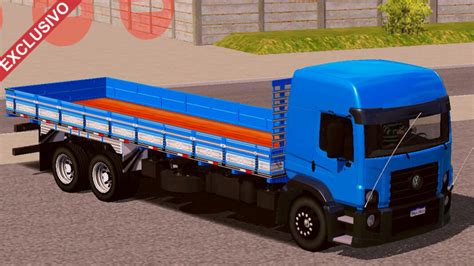 Skin VW Bob Azul Claro QUALIFICADO EXCLUSIVO Skins Games Truck