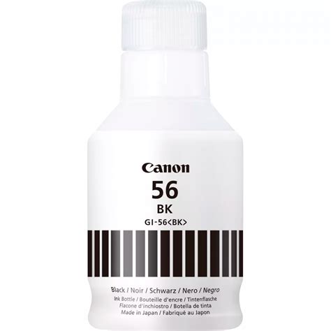 Comprar BOTELLA DE TINTA CANON ORIGINAL GI 56BK NEGRO Canon Ao Melhor