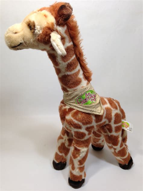 Toys R Us Talking Plush Geoffrey Giraffe 18" 2000 Jeffrey Stuffed ...