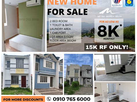 Bedroom Townhouse For Sale In Rodriguez Montalban Rizal House And