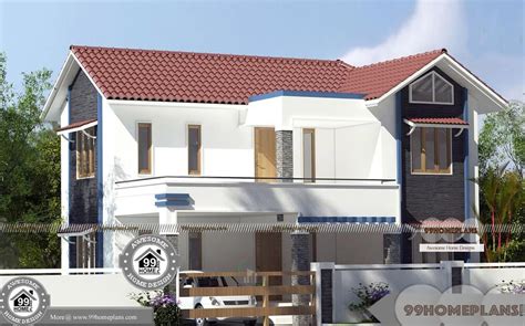 Duplex House Plans India Double Story Modern Stylish Home Collections