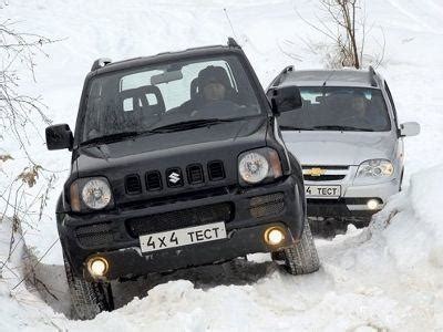 Chevrolet Niva и Suzuki Jimny неформальные конкуренты Quto ru