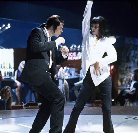 Pulp Fiction Vincent And Mia John Travolta And Uma Thurman Dance