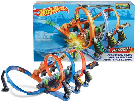 HOT WHEELS ZESTAW PĘTLE GROZY TOR AUTKO FTB65 7621906641 oficjalne archiwum allegro
