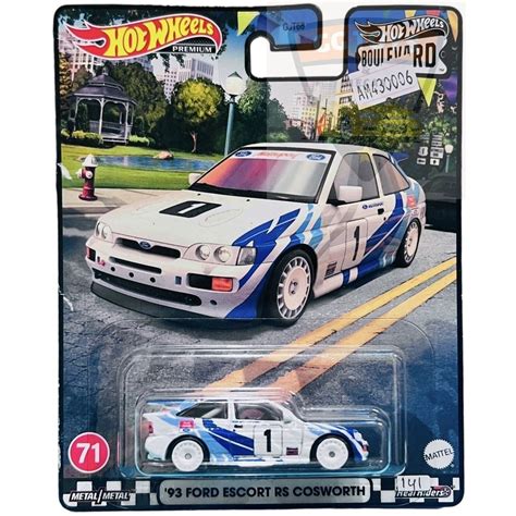 Putih Hotwheels Hot Wheels Premium Boulevard Ford Escort Rs Cosworth