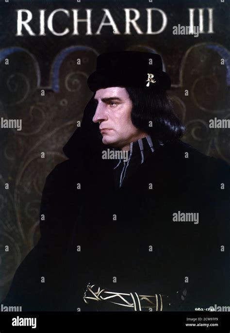 LAURENCE OLIVIER Colour Portrait As RICHARD III 1955 Director LAURENCE