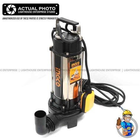 Ingco W Hp Industrial Sewage Submersible Pump With Floater Switch