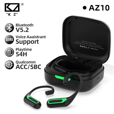 KZ AZ10 True Wireless Ear Hook Bluetooth 5 2 Earphones TWS Touch