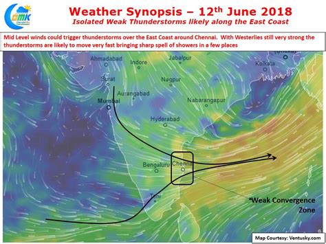 Increase in Temperatures likely over North TN - Chennairains (COMK)