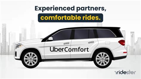 Uber Comfort: Car List, Pricing, and More | Ridester.com