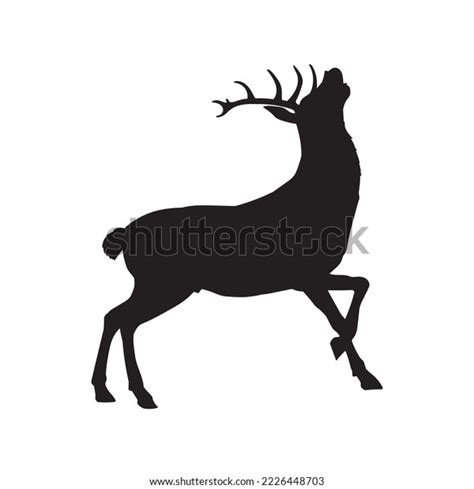 Deer Bucks Stag Vector Silhouette Stock Vector Royalty Free 2226448703 Shutterstock