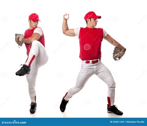 Jogador De Beisebol Imagem De Stock Imagem De Luva Uniforme 26921169