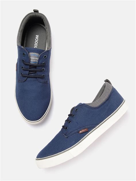 Buy Woodland Men Navy Blue Solid Derbys Casual Shoes For Men 20179872 Myntra