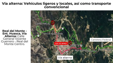 Atenci N Habr Cierres Totales A La Circulaci N En La Real Del Monte