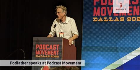 Podfather speaks at Podcast Movement