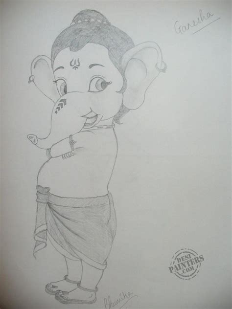 Bal Ganesha - Desi Painters