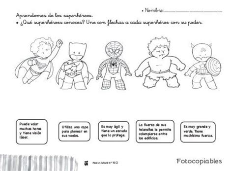 Superh Roes Online Activity For Do Superh Roes Para Preescolar