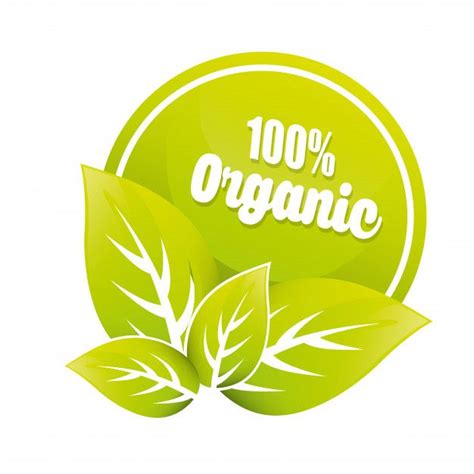 Rótulo de produtos orgânicos e naturais Vetor Premium Rotulos de