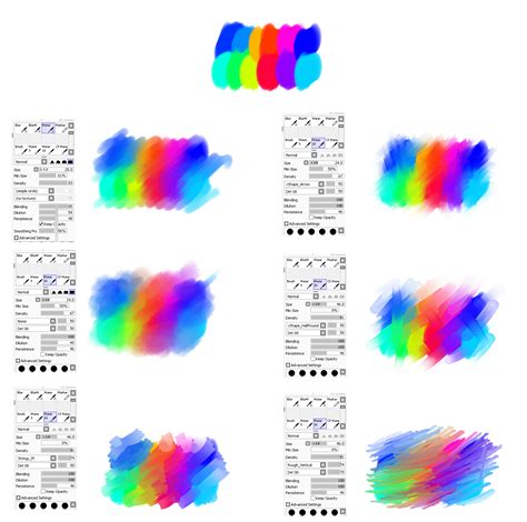 Brushes Type For Paint Tool Sai 2 By Ryky On Deviantart