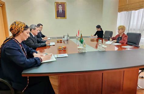 A Meeting Was Held At The Ministry Of Foreign Affairs Of Turkmenistan