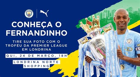 Manchester City promove noite especial Fernandinho e taça da