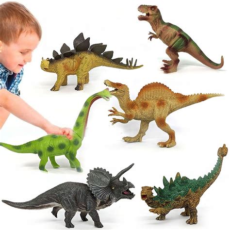 DUŻE DINOZAURY 6 x DINOZAUR T REX FIGURKI Zestaw 12778954387 Allegro pl