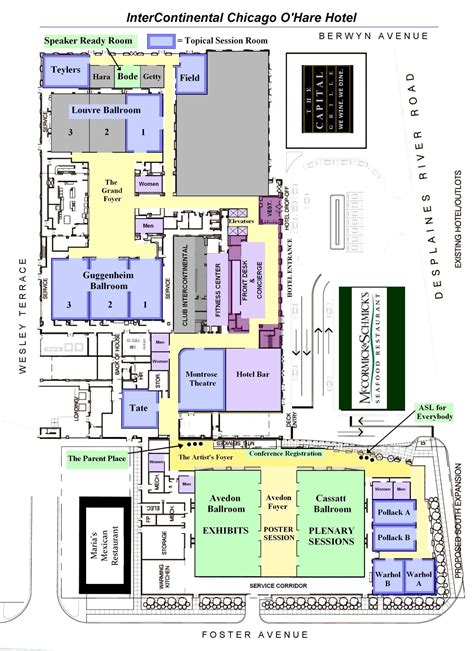 Crowne Plaza Rosemont Floor Plan - floorplans.click