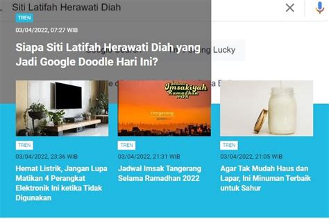 Populer Tren Profil Siti Latifah Herawati Diah Yang Jadi Google