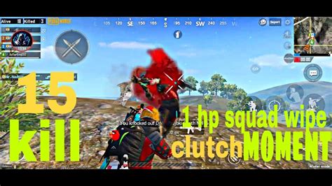 Pubg Mobile Gameplay 1 Hp Squad Wipe Youtube