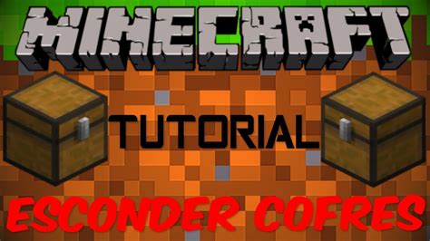 Minecraft Tutorial Como Esconder Cofres En Servers Youtube