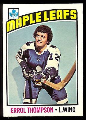 1976 77 OPC O PEE CHEE 259 ERROL THOMPSON NM TORONTO MAPLE LEAFS