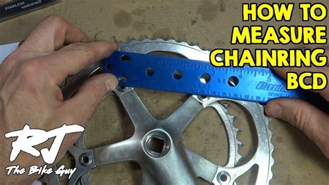 How To Measure Crank Chainrings Size Bcd Youtube