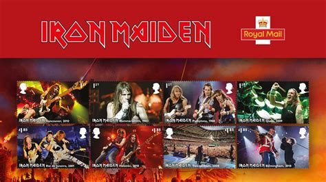 Royal Mail Iron Maiden Philatelic Collection Iron Maiden Now On Stamps