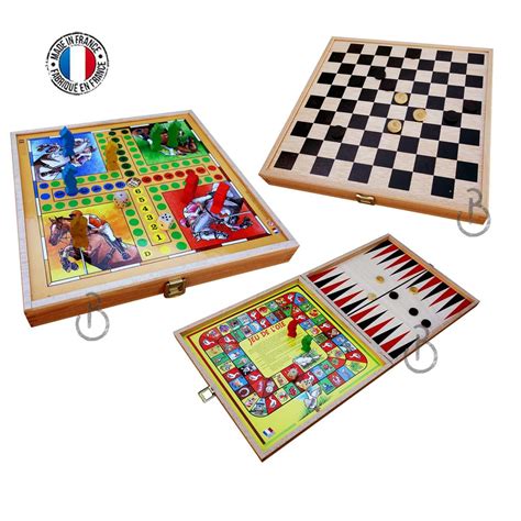 Jeux De Soci T X En Coffret Bois Poterie