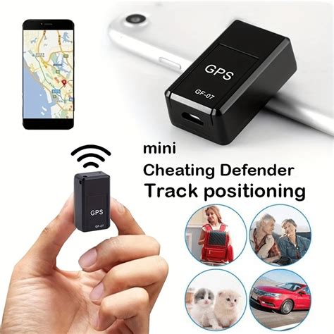 GF 07 Mini GPS Ara Takip Cihaz Ger Ek Zamanl Izleme Anti H Rs Zl K