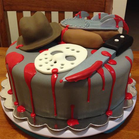 Freddy and Jason horror cake! #sarahssweetsensations #horrorcake ...