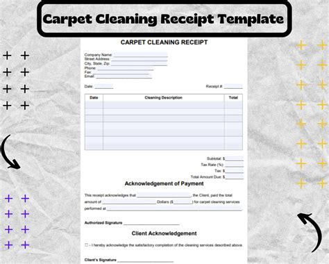 Carpet Cleaning Receipt Carpet Cleaning Receipt Template Carpet