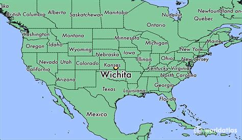 Where is Wichita, KS? / Wichita, Kansas Map - WorldAtlas.com