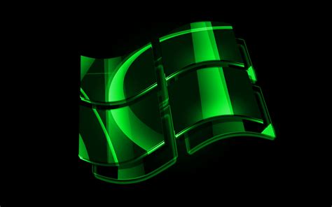 Green Windows Logo Wallpaper