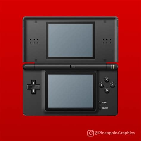 Fan Art: Nintendo DS Lite Vector Illustration. : r/NintendoDS