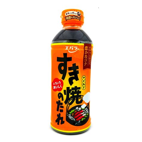 エバラ すき焼きのたれ Ebara Sukiyaki No Tare Mild Sauce 500ml — Honeydaes Japan