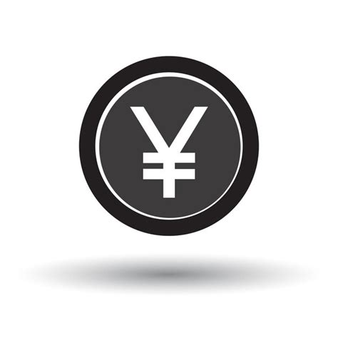 Premium Vector Japanese Yen Coin Vector Icon