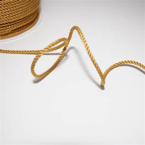 22 Mm Old Gold Cord Sold By 3 Or 10 M Etsy